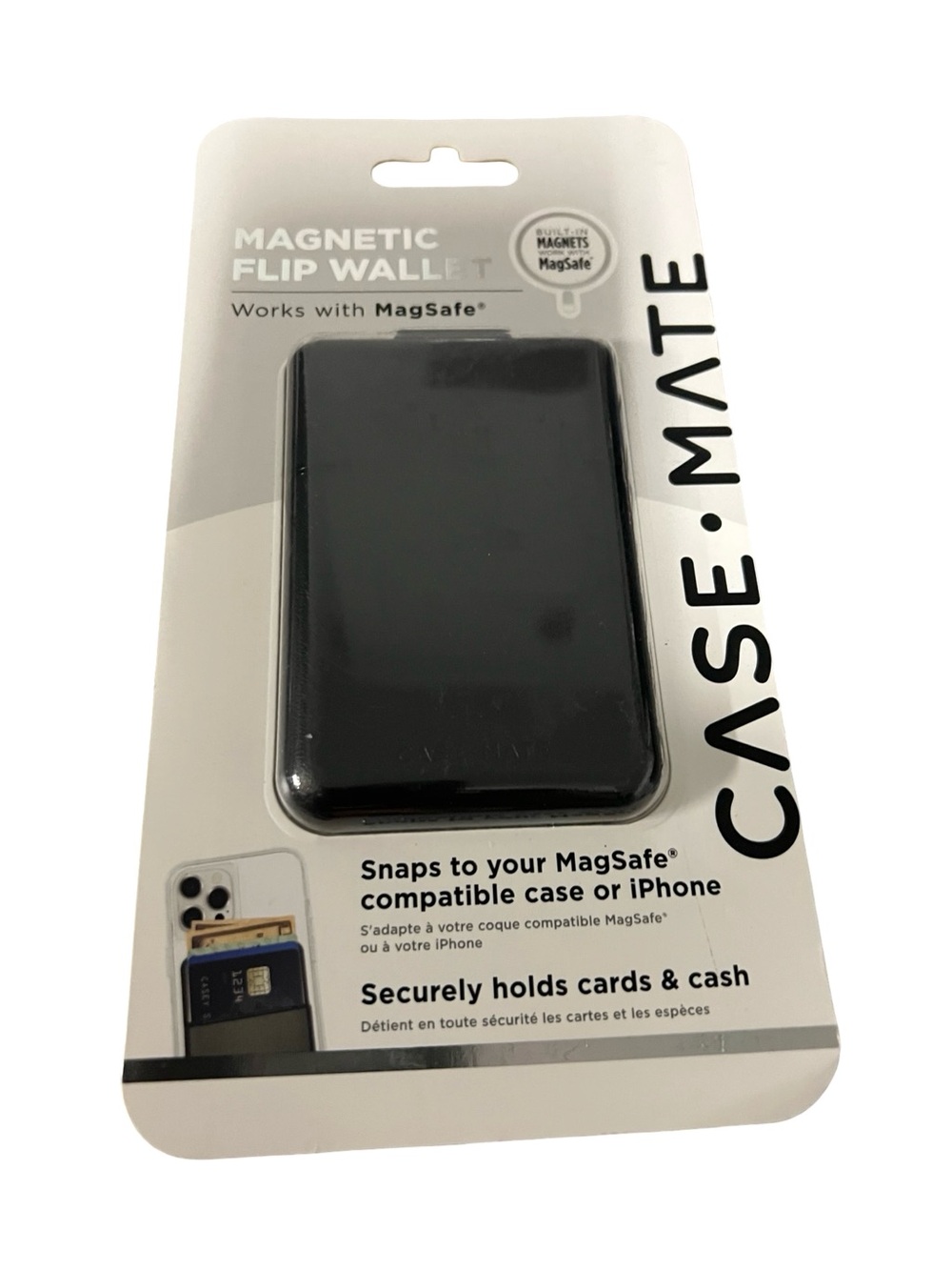 case-mate Magnetic Flip Wallet - Black